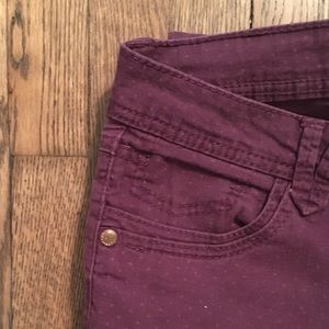 Plum Color Jeans